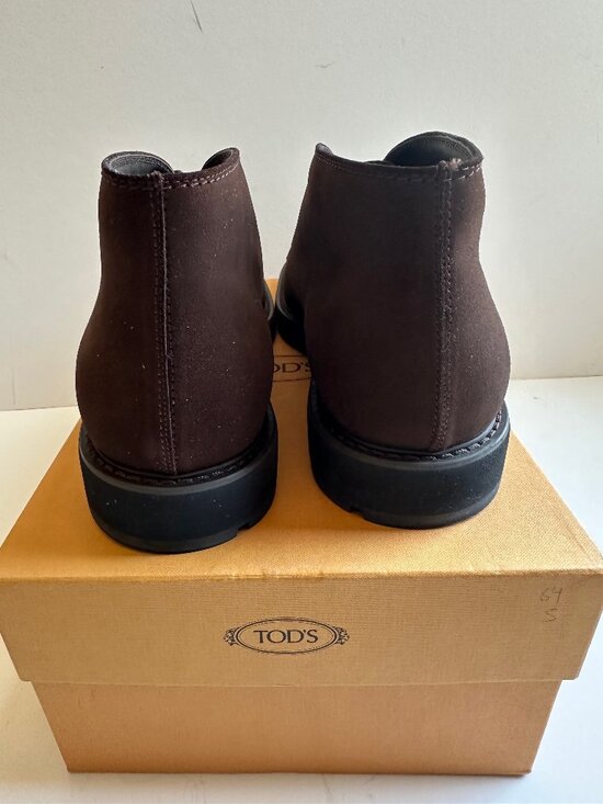 Tod\'s Suede Desert Chukka Boots - Brown - Size US14 (UK13) main image 4